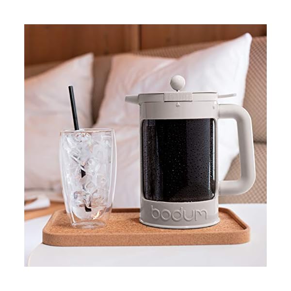 Bodum Bean Cold Brew Coffee Maker Set, 1.5 L/51 oz, White The Home