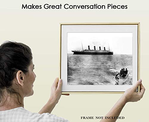 Last Known Photo Of Titanic Afloat Wall Art Print Unique Room Decor For Boys Men Girls Women 8x10 Unframed Picture Great Gift Idea Under 15 For Titanic Fans Pricepulse