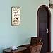 Adeco Decorative Wood Wall Hanging Sign Plaque 