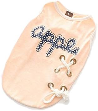 Sheng Xi Dogs Stripe Lace for Small Dogs Puppy Apparel Lace Dress Pink X