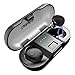 Lintelek Wireless Earbuds, Deep Bass True Wireless Stereo Earphones, Instant Pairing Noise Canceling Headsets with Built-in Mic, 20H Music Time with Portable Charging Case Wireless Headphones (Black)