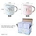 Jumway Mr and Mrs Coffee Mugs - Wedding Gifts for Bride and Groom Gifts for Bridal Shower Engagement Gifts and Married Couples Gifts - Ceramic Marble Cups 12Oz