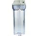 Clear Filter Housing accepts 10