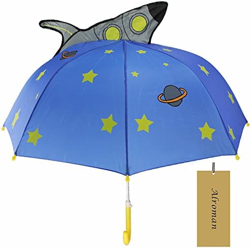 Kids Umbrella Boys Waterproof Umbrella UV Protection Sun Umbrella with Rocker Cartoon Pattern Patio Umbrella Beach Umbrella 2016 Photo Posing Props