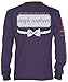 Simply Southern Screenprinted Elephant Logo Long Sleeve Purple T-Shirt - Medium