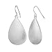HUIMEI Fishhook Teardrop Earrings with Brushed Finished Dangle Earrings