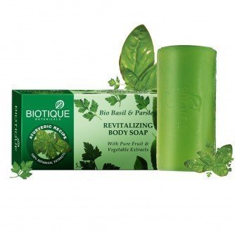 Biotique Bio Basil & Parsley Revitalizing Body Soap 150 Gm (PACK OF 2) ( Package may vary )