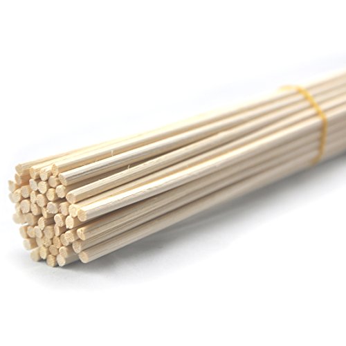 Ougual 50 Pieces Rattan Reed Diffuser Replacement Refill Sticks (12