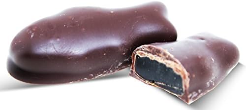 Dulcefina, Salty Black Licorice Fish in Dark Chocolate 7.05 Tub (2 pcs)