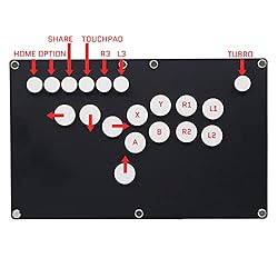 B1-PS-B Ultra-Thin All Buttons Arcade Joystick Game