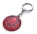 REINDEAR Marvel Avengers HYDRA Logo Symbol Metal Keychain US Seller (Red)