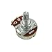 Musiclily Guitar Full Size Pots A500K Split Knurled Long 18mm Shaft Audio Volume Taper Potentiometers for Fender Stratocaster Telecaster Les Paul LP Electric Guitar Bass Replacement (Pack of 2)