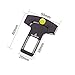 2 Pcs New Style Emoji Universal Vehicle Mounted Carbon Fiber Car Safety Seat Belt Buckle Clip 2.0