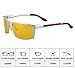 SOXICK Polarized Night Vision Glasses HD Fashion Sunglasses Adjustment Frame