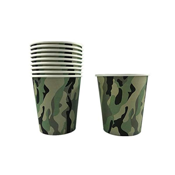 Camouflage-Military-Party-Kit-FANDE-41pcs-Camo-Party-Supplies-Set-Disposable-Camo-Tableware-Set-Paper-Plates-Paper-Cups-Napkin-Pennant-Banner-Army-Birthday-Decorations Camouflage Military Party Kit, FANDE 41pcs Camo Party Supplies Set Reusable Camo Tableware Set Paper Plates Paper Cups…