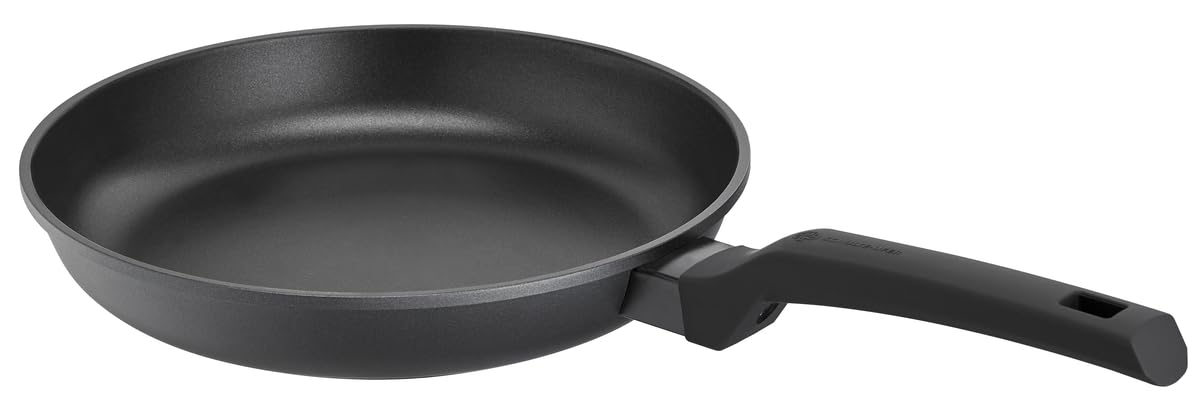 Schulte-Ufer 452282 Charisma I Frying Pan Die-Cast Aluminium Frying Pan Diameter 28 cm Suitable for Induction, 1638/28, Stainless Steel, Silver, 25 cm