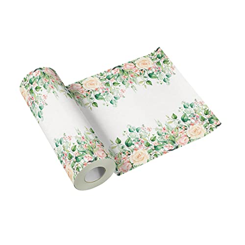PAW Linen Feel Table Runner 40 cm x 24 m - Floral Moments