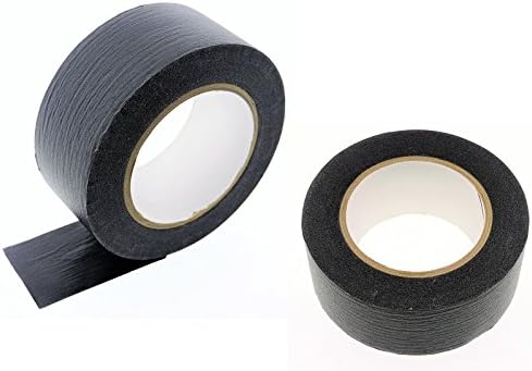 2x 2" in x 60yd USA PRO Grade Professional Black Painters Tape Masking Trim Edge Quick Clean Release Easy Removal NO RESIDUE (48MM x 55M 1.9 inch)