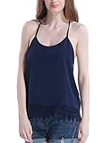 Letitia Women's Fashion Lace Hem Tanks and Cami Clearance