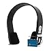 TV Wireless Headphones Bluetooth Headset Kit with 3.5mm AUX Transmitter Adapter by GOgroove - BlueVIBE AirBAND - Great for Private Listening & Noise Isolation - For Samsung, Vizio, & more smart HDTVs
