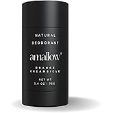 Amallow - Natural Deodorant - Aluminum Salt-Free, Tallow-Based, Baking Soda-Free, with Magnesium & Zinc - Long-Lasting Odor Protection - Handcrafted in the USA - 2.6 oz (Orange Creamsicle)