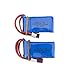 2pcs 7.4V 1400mAh lipo Battery for wltoys A959-b A969-b A979-b K929-B RC Car Parts