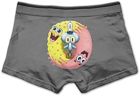 AALEXXJI1 Men's Sponge Bob Boxer Briefs