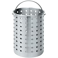 Bayou Classic B300 Perforated Steam, Boil, Fry Accessory Basket. Fits 30-Quart Bayou Classic Turkey Fryers