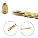 Luwigs 4 Size Ventilating Needles(1-1,1-2,2-3,3-4)+1 Brass Holder for Lace Wig Accessories 4Pcs Stainless Steel Needles Kit for Salon (Ventilating Needles Kit, One Set)