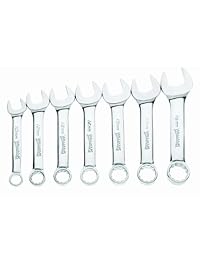 Williams 11032 7 Piece Stubby Métricas de llaves combinadas