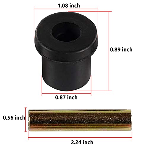 Huskey Club Car DS Golf Cart Front & Rear Leaf Spring Bushing Kit for