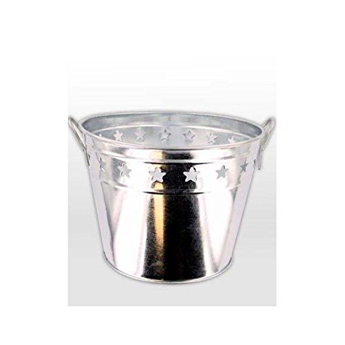 Kole OA235 Tin Bucket with Stars Art and Craft Product
