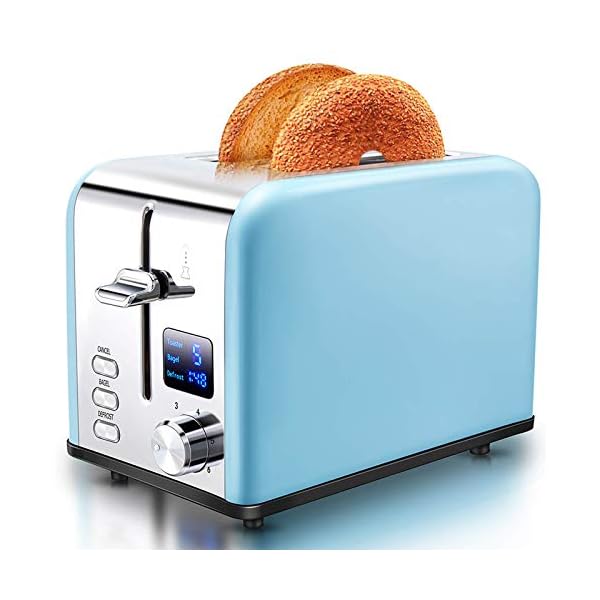 AEVO 2Slice Toaster [ExtraWide Slots with Digital Time Display
