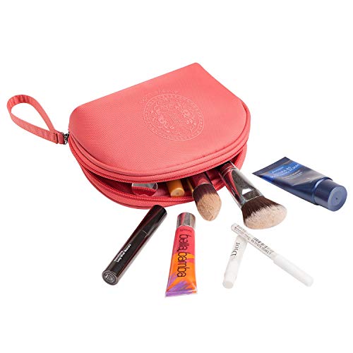 EN'DA Small Makeup Bags for Purse Travel Makeup Pouch Mini Cute Cosmetic Bag for Women Girls (Watermelon red) 3 EN'DA Small Makeup Bags for Purse Travel Makeup Pouch Mini Cute Cosmetic Bag for Women Girls (Watermelon red)