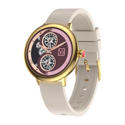 Clōe Pulse Smartwatch para Mujer con Llamadas Bluetooth, Pantalla AMOLED, IA Integrada, Monitoreo de Salud, Más de 100 Deportes, Notificaciones Inteligentes, IP68 y Correa de Silicón