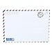 Hybsk(TM) 10 pcs Sheets Envelope Postcard Letter Stationary Storage Paper AirMail Vintage (White)