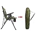 Timber Ridge Camping Folding Quad Chair Support 300lbs with Carry Bag Outdoor Lightweight, Padded Armrest, Cup Holderthumb 4