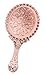 The Paragon Hand Held Mirror - Silver Tone Victorian Vanity Mirror (Copper)