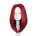 Yuehong Red Wig Synthetic Anime Cosplay Wig for women Heat Resistant by yuehong