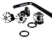COOL HAND Screws for 1911 Slim Grips,4 Screws/O Rings,Torx Key,2 Tone, 0.223