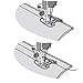 YEQIN Snap On Clear Seam Guide Foot 4130348-45 for Viking Group D,1,2,3,4,5,6,7 Machines