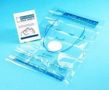 Steroplast Healthcare 9589/100_SML Foiled Packed Resuscitation Face Shield, Pack of 10