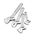 MAXPOWER 4pc Heavy Duty Adjustable Wrench Set - Metric + SAE - Industrial Grade Shifter Movable Spanners primary