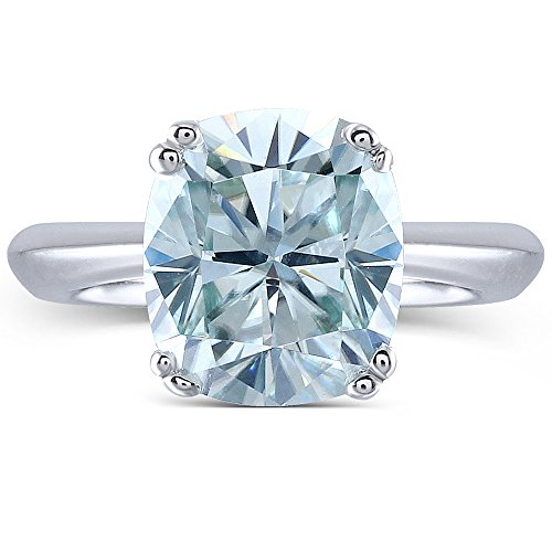 2ct 7x8mm cushion cut 2.4mm width 8 prongs lab grown mo…