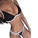 Lingerie Set, toraway Women Lace Floral Sheer Triangle Bralette Unpadded Bra+ Panty Set (Medium, Black)