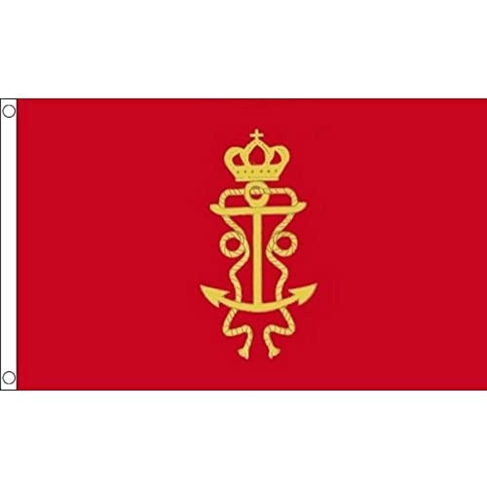 AZ FLAG - James Ii Lord High Admiral Masthead 1686 Flag - 3x5 Ft - 100D Polyester Bristish Historic Banner with Two Metal Grommets - Fade Resistant - Vivid Colors - 3' x 5' Feet - 150x90 Cm