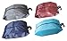 MISSLO Portable Nylon Travel Shoe Bags with Zipper Closure (Pack 4, Mix Color)