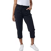 32 Degrees Yoga Pants - Capri for Women - Outdoor Pants with Drawstring