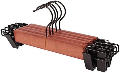 Retro wooden pants rack/ trouser clip/ clothing store hanger/ wooden clothes rack/ plus size dress clip/Non-slip hanger-B