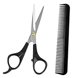AUMELO Hair Scissors Cutting Teeth Shears with Hair